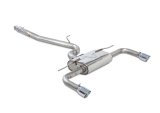 AWE Tuning Audi 8V A3 Touring Edition Exhaust - Dual Outlet Chrome Silver 90 mm Tips thumbnail 7