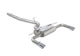 AWE Tuning Audi 8V A3 Touring Edition Exhaust - Dual Outlet Chrome Silver 90 mm Tips thumbnail 8