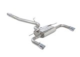 AWE Tuning Audi 8V A3 Touring Edition Exhaust - Dual Outlet Chrome Silver 90 mm Tips thumbnail 9