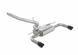 AWE Tuning Audi 8V A3 Touring Edition Exhaust - Dual Outlet Diamond Black 90 mm Tips thumbnail 5
