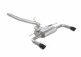 AWE Tuning Audi 8V A3 Touring Edition Exhaust - Dual Outlet Diamond Black 90 mm Tips thumbnail 6