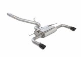 AWE Tuning Audi 8V A3 Touring Edition Exhaust - Dual Outlet Diamond Black 90 mm Tips thumbnail 7