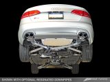 AWE Tuning Audi B8 / B8.5 S4 3.0T Touring Edition Exhaust - Chrome Silver Tips (90mm) thumbnail 4