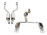AWE Tuning Audi B8 / B8.5 S5 Cabrio Touring Edition Exhaust - Non-Resonated - Chrome Silver Tips thumbnail 2