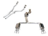 AWE Tuning Audi B8 / B8.5 S5 Cabrio Touring Edition Exhaust - Non-Resonated - Chrome Silver Tips thumbnail 8