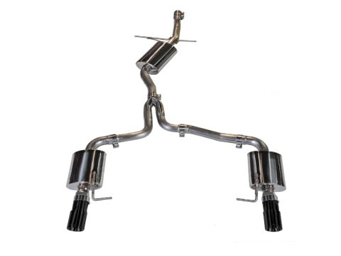 AWE Tuning Audi B8 A5 2.0T Touring Edition Exhaust - Dual Outlet Diamond Black Tips thumbnail 7