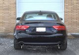 AWE Tuning Audi B8 A5 2.0T Touring Edition Exhaust - Dual Outlet Polished Silver Tips thumbnail 1