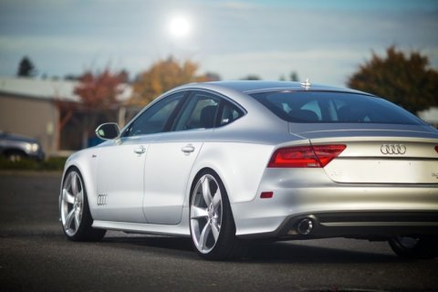 AWE Tuning Audi C7 A7 3.0T Touring Edition Exhaust - Dual Outlet Diamond Black Tips thumbnail 9