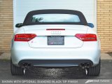 AWE Tuning B8 / B8.5 S5 Cabrio Touring Edition Exhaust - Non-Resonated - Diamond Black Tips thumbnail 4