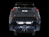 AWE Tuning Ford Focus RS Touring Edition Cat-Back Exhaust- Resonated - Chrome Silver Tips thumbnail 1