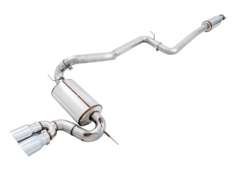 AWE Tuning Ford Focus ST Touring Edition Cat-Back Exhaust - Non-Resonated - Diamond Black Tips thumbnail 8