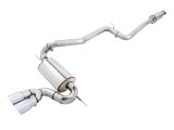 AWE Tuning Ford Focus ST Touring Edition Cat-Back Exhaust - Resonated - Chrome Silver Tips thumbnail 7
