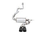 AWE Tuning Ford Focus ST Touring Edition Cat-Back Exhaust - Resonated - Diamond Black Tips thumbnail 7
