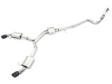 AWE Tuning Audi B9 A5 Touring Edition Exhaust Dual Outlet - Diamond Black Tips (Includes DP) thumbnail 4
