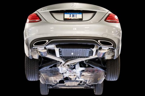 AWE Tuning Mercedes-Benz W205 C300 Touring Edition Exhaust thumbnail 1