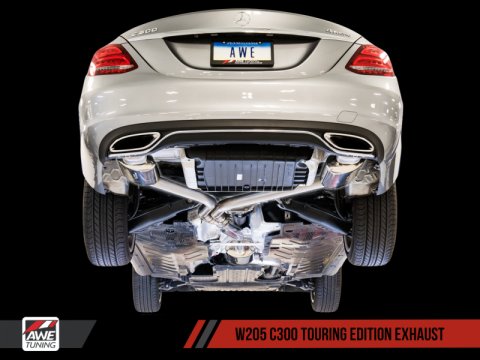AWE Tuning Mercedes-Benz W205 C300 Touring Edition Exhaust thumbnail 3