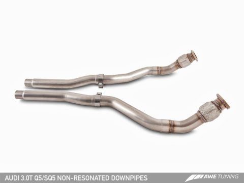 AWE Tuning Audi 8R SQ5 Touring Edition Exhaust - Quad Outlet Chrome Silver Tips thumbnail 4