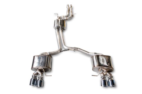 AWE Tuning Audi 8R SQ5 Touring Edition Exhaust - Quad Outlet Chrome Silver Tips thumbnail 6
