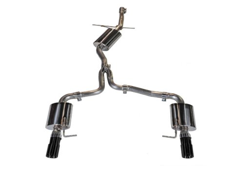 AWE Tuning Audi B8 A4 Touring Edition Exhaust - Dual Outlet Diamond Black Tips thumbnail 5