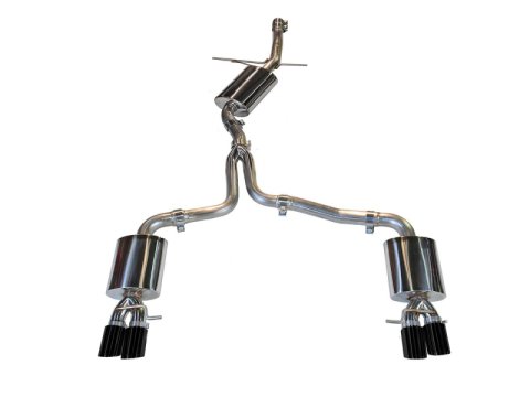 AWE Tuning Audi B8 A4 Touring Edition Exhaust - Quad Tip Diamond Black Tips - Does not fit Cabriolet thumbnail 6
