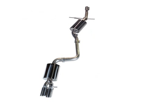 AWE Tuning Audi B8 A4 Touring Edition Exhaust - Single Side Polished Silver Tips thumbnail 5