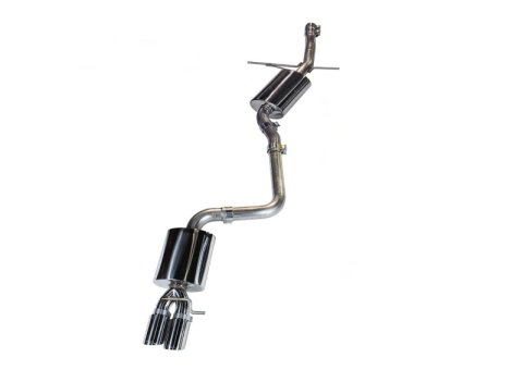 AWE Tuning Audi B8 A4 Touring Edition Exhaust - Single Side Polished Silver Tips thumbnail 7