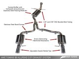 AWE Tuning Audi B8.5 All Road Touring Edition Exhaust - Dual Outlet Diamond Black Tips thumbnail 3