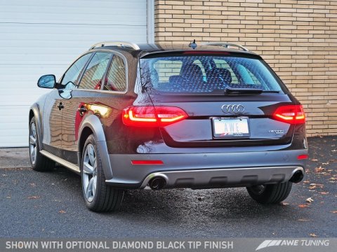 AWE Tuning Audi B8.5 All Road Touring Edition Exhaust - Dual Outlet Polished Silver Tips thumbnail 3