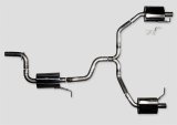 AWE Tuning VW CC Touring Edition Exhaust Dual Outlet - Diamond Black Tips thumbnail 3
