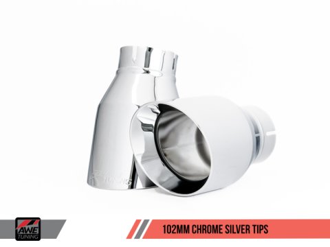 AWE Tuning VW MK7 GTI Touring Edition Exhaust - Chrome Silver Tips thumbnail 1