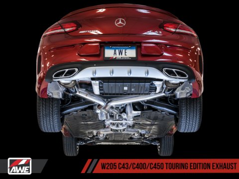 AWE Tuning Mercedes-Benz W205 C450 AMG / C400 Touring Edition Exhaust thumbnail 1
