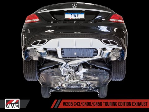 AWE Tuning Mercedes-Benz W205 C450 AMG / C400 Touring Edition Exhaust thumbnail 2