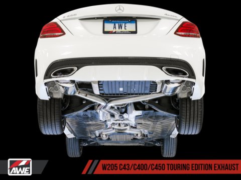 AWE Tuning Mercedes-Benz W205 C450 AMG / C400 Touring Edition Exhaust thumbnail 3