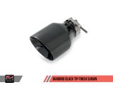 AWE Tuning Mk5 Jetta Mk6 Sportwagen 2.5L Touring Edition Exhaust - Diamond Black Tips thumbnail 3