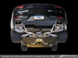 AWE Tuning Panamera 2/4 Touring Edition Exhaust (2011-2013) - w/Chrome Silver Tips thumbnail 4