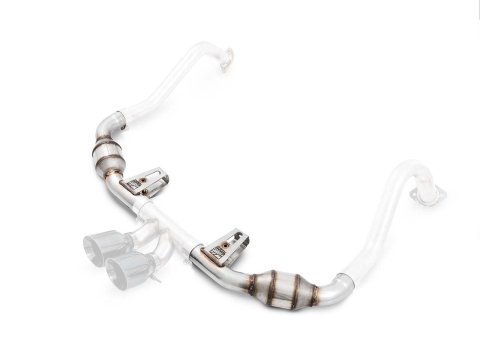 AWE Tuning Porsche 718 Boxster / Cayman Touring Edition Exhaust - Chrome Silver Tips thumbnail 5