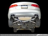 AWE Tuning Audi B8.5 S4 3.0T Track Edition Exhaust - Diamond Black Tips (102mm) thumbnail 1