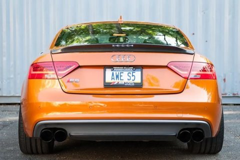 AWE Tuning Audi B8.5 S5 3.0T Track Edition Exhaust - Chrome Silver Tips (102mm) thumbnail 7