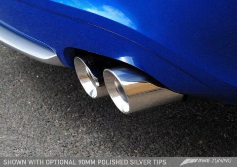 AWE Tuning Audi B8.5 S5 3.0T Track Edition Exhaust - Chrome Silver Tips (90mm) thumbnail 4