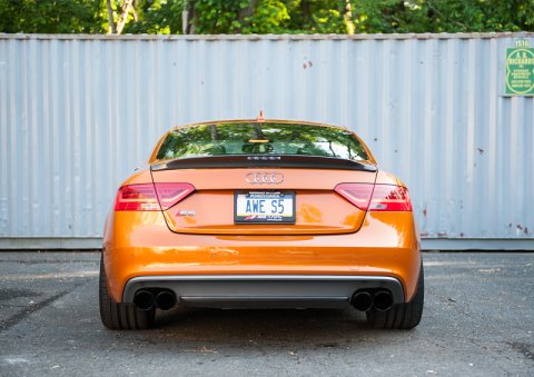 AWE Tuning Audi B8.5 S5 3.0T Track Edition Exhaust - Diamond Black Tips (102mm) thumbnail 9