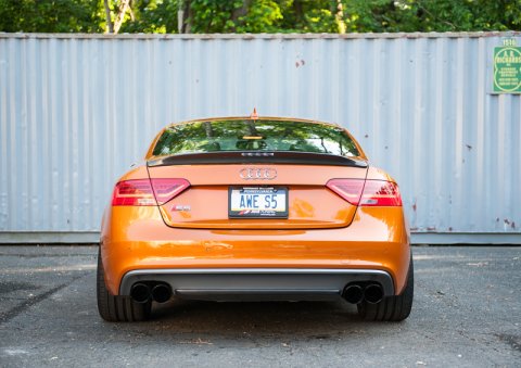 AWE Tuning Audi B8.5 S5 3.0T Track Edition Exhaust - Diamond Black Tips (90mm) thumbnail 8