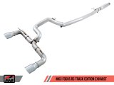 AWE Tuning Ford Focus RS Track Edition Cat-Back Exhaust - Diamond Black Tips thumbnail 4