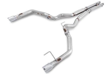 AWE Tuning S550 Mustang GT Cat-Back Exhaust - Track Edition (Chrome Silver Tips) thumbnail 9