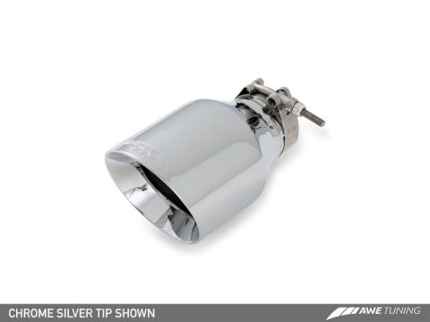 AWE Tuning VW MK7 Golf SportWagen Track Edition Exhaust w/Chrome Silver Tips (90mm) thumbnail 5
