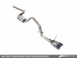 AWE Tuning VW MK7 Golf SportWagen Track Edition Exhaust w/Diamond Black Tips (90mm) thumbnail 4