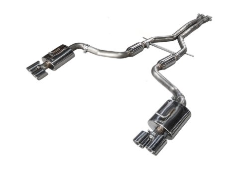 AWE Tuning Panamera 2/4 Track Edition Exhaust (2011-2013) - w/Chrome Silver Tips thumbnail 5