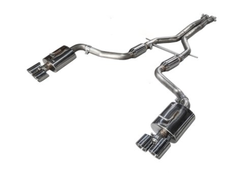 AWE Tuning Panamera 2/4 Track Edition Exhaust (2011-2013) - w/Chrome Silver Tips thumbnail 6