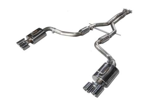AWE Tuning Panamera 2/4 Track Edition Exhaust (2011-2013) - w/Chrome Silver Tips thumbnail 7