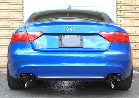 AWE Tuning Audi B8 S5 4.2L Track Edition Exhaust System - Polished Silver Tips thumbnail 7