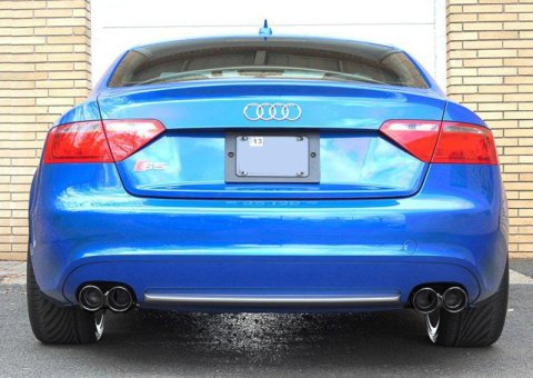 AWE Tuning Audi B8 S5 4.2L Track Edition Exhaust System - Polished Silver Tips thumbnail 8